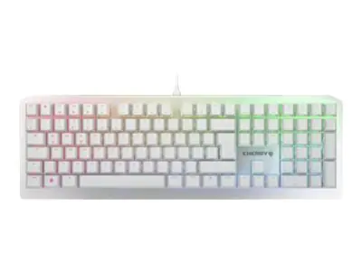 CHERRY MV 3.0 - Tastatur - Hintergrundbeleuchtung - USB-C - QWERTZ - Deutsch - Tastenschalter: CHERRY VIOLA - weiß