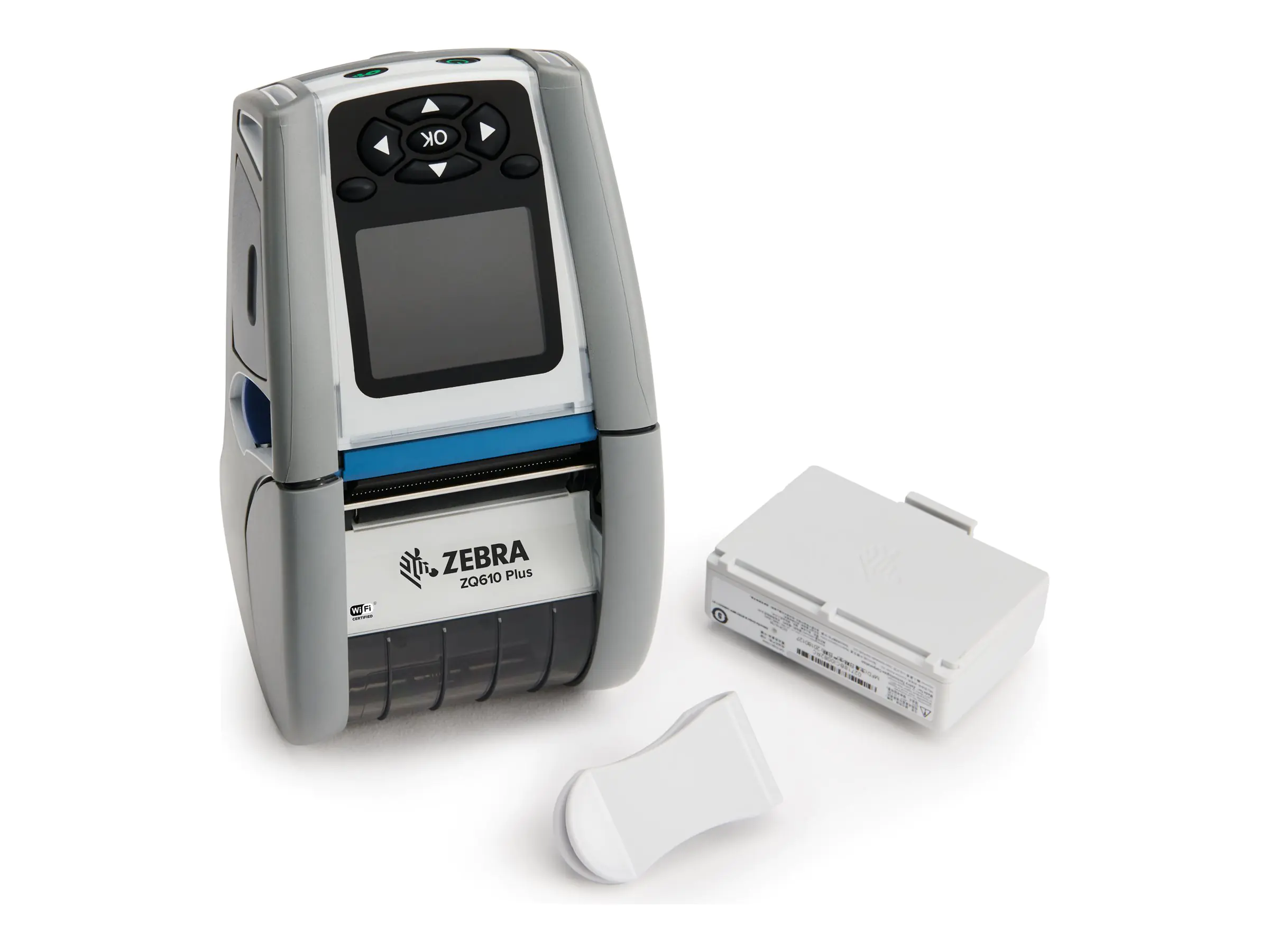 Zebra DT Printer ZQ610 Plus 2inch/48mm Healthcare English/Latin fonts Wi-Fi 6 Dual Radio - Etiketten