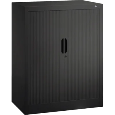 C P Omnispace Rollladenschrank schwarzgrau 2 Fachböden 80.0 x 42.0 103.0 324100S10061