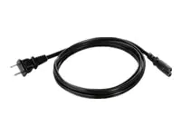 Zebra - Stromkabel - IEC 60320 C7 bis NEMA 1-15 (M) - 1.83 m - Vereinigte Staaten
