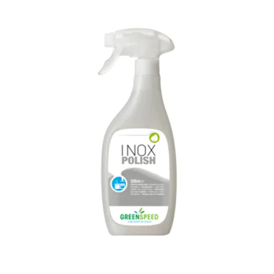 GREENSPEED Edelstahlreiniger Inox Polish 8 Sprühflasche 25 % Kunststoff, recycelt, 75 % Plantplastic 0,5l