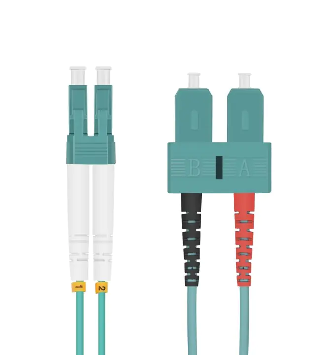 Bayko LWL Patchkabel LC/SC Duplex 50/125µm OM3 aqua 1,0m