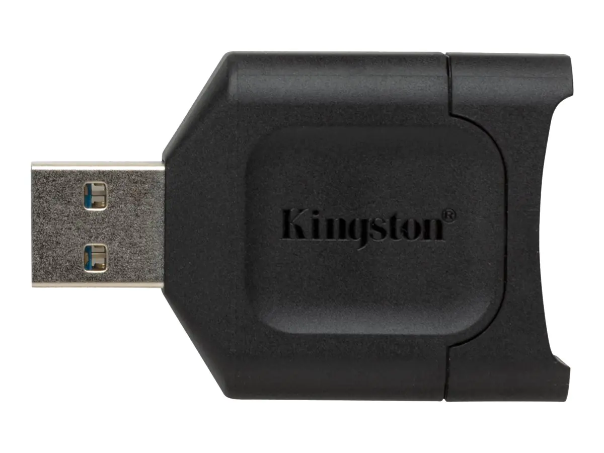 Kingston MobileLite Plus - Kartenleser (SD, SDHC, SDHC UHS-I, SDHC UHS-II, SDXC, SDXC UHS-I, SDXC UHS-II) - USB 3.2 Gen 1