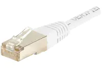 exertis Connect - Patch-Kabel - RJ-45 (M) zu RJ-45 (M) - 5 m - Foiled Unshielded Twisted Pair (F/UTP) - CAT 6e - IEEE 802.3bz - geformt - weiß