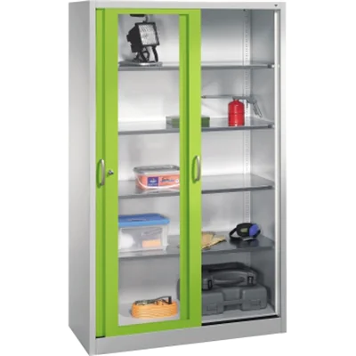 C+P Werkzeugschrank 2059055S10088 Schiebetür 1950x1200x500mm lgr/vgn