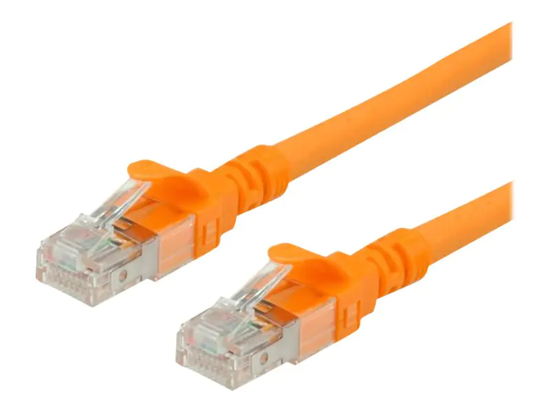 Roline - Patch-Kabel - RJ-45 (M) bis RJ-45 (M) - 7.5 m - UTP - CAT 6a - halogenfrei, geformt, verseilt - orange