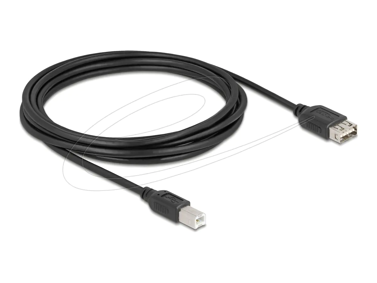 Delock USB 2.0 Kabel Typ-B Stecker zu EASY Typ-A Buchse - Kabel - Digital/Daten