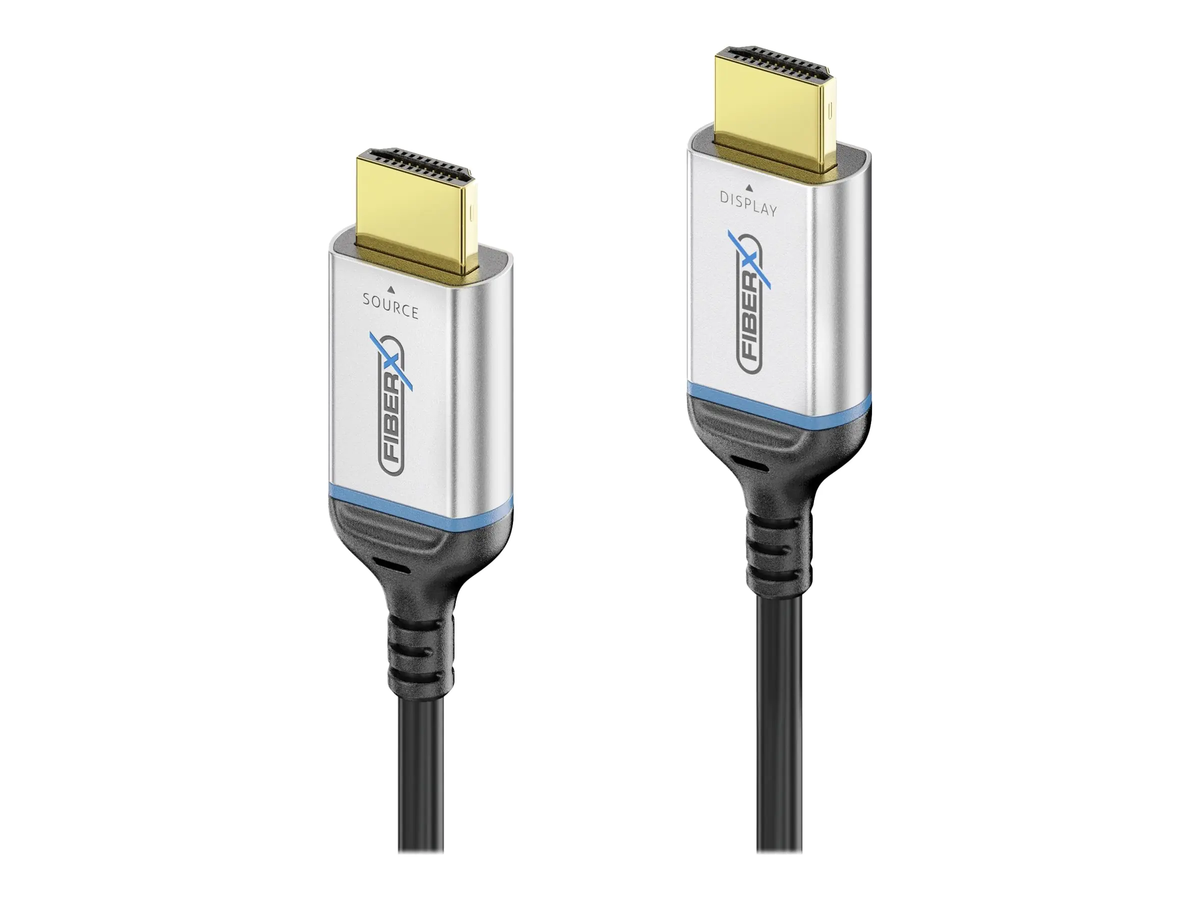 PureLink FiberX Series FX-I380 - Ultra High Speed - HDMI-Kabel - HDMI männlich zu HDMI männlich - 5 m - Hybrid Kupfer/Kohlefaser - Schwarz - rund, unterstützt 8K 60 Hz (7680 x 4320)