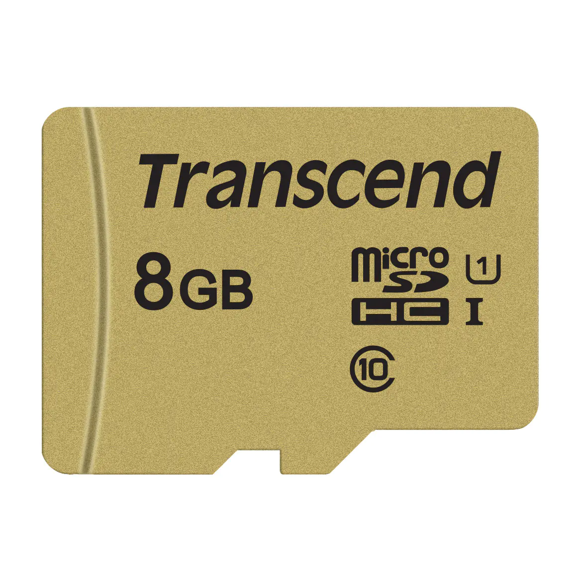 Transcend 500S - Flash-Speicherkarte (microSDHC/SD-Adapter inbegriffen) - 8 GB - Video Class V30 / UHS-I U3 / Class10 - microSDHC
