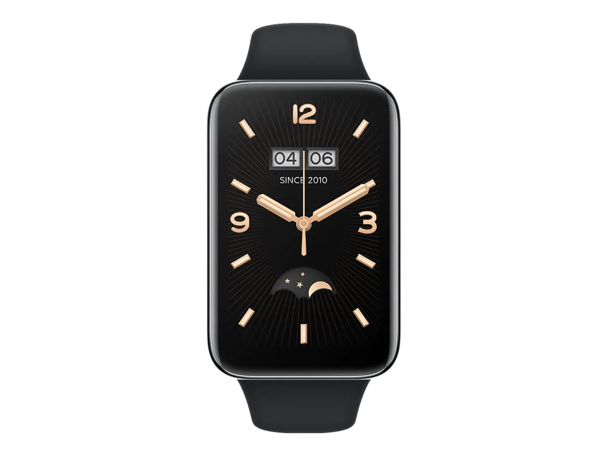 Xiaomi Smart Band 7 Pro - Aktivitätsmesser mit Band - TPU - schwarz - Handgelenkgröße: 130-205 mm - Anzeige 3.9 cm (1.64") - Bluetooth - 20.5 g
