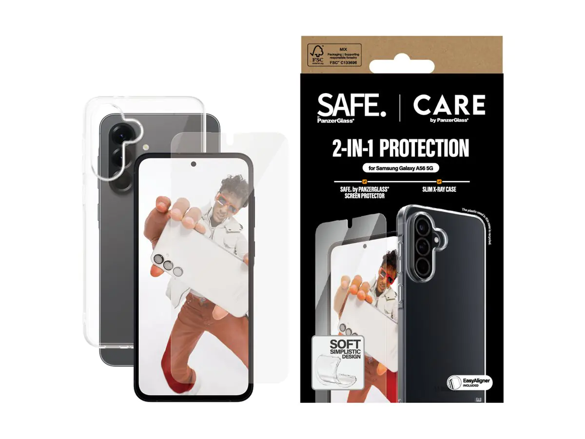 PanzerGlass CARE by PanzerGlass X-Ray - 2-in-1 Bundle - hintere Abdeckung für Mobiltelefon - Ther
