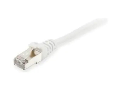 equip - Patch-Kabel - RJ-45 (M) zu RJ-45 (M) - 25 m - S/FTP - CAT 6 - geschirmt, halogenfrei, geformt, verseilt - weiß