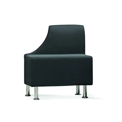 rocada Besprechungszone Be Soft Sessel rechts 760 x 660 x 660 mm (B x H x T) schwarz