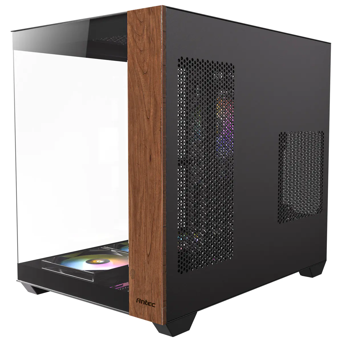 Antec CX800 aRGB Midi-Tower Tempered Glass - wood