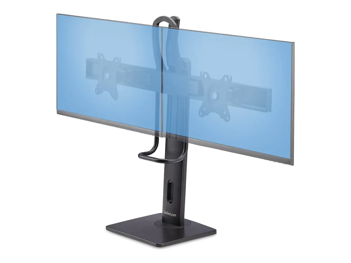 StarTech.com Crossbar Dual Monitor Desk Stand, Double 27inch Screens/VESA - Aufstellung - für 2 M