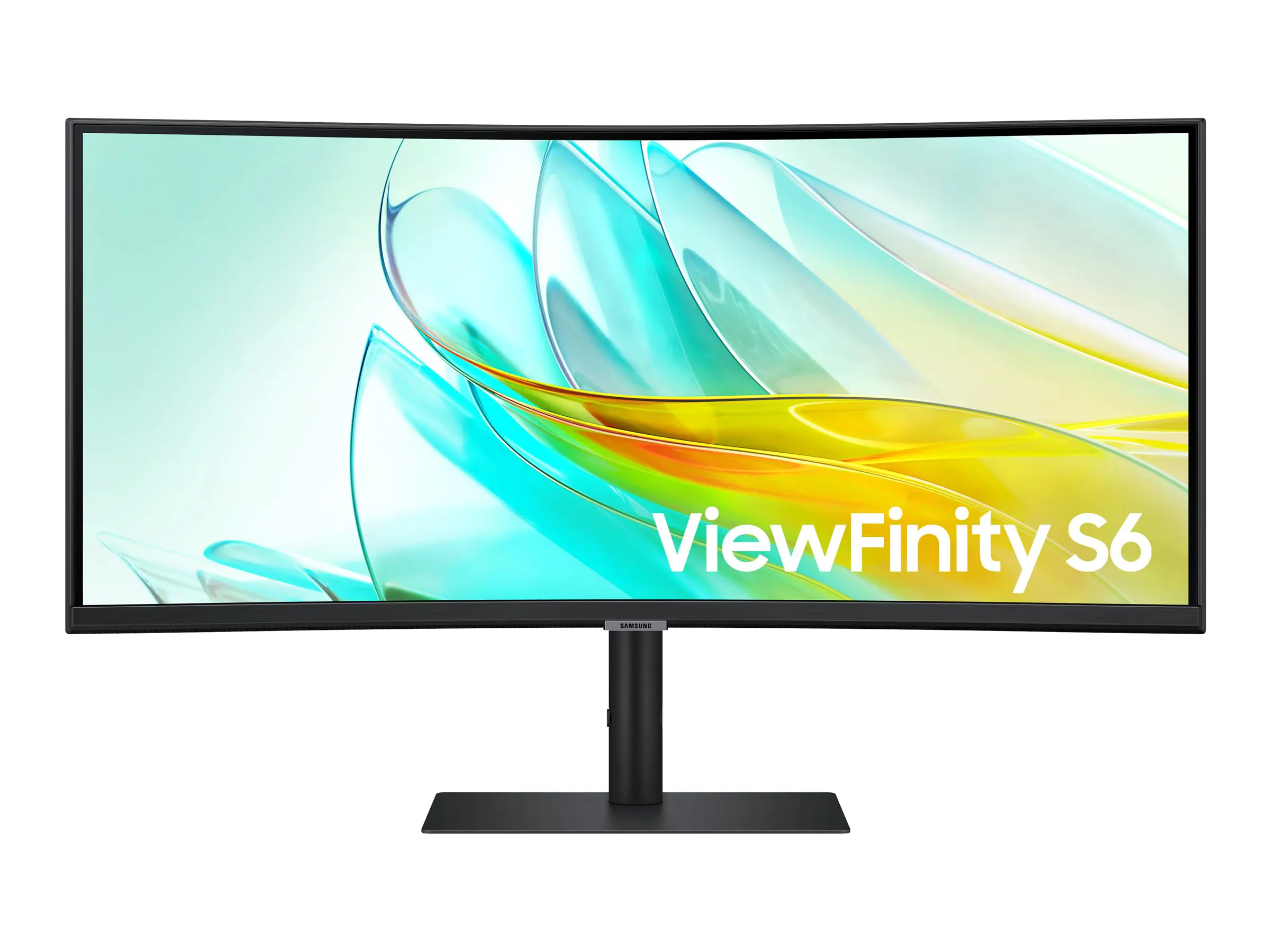 Samsung ViewFinity S6 S34C652UAU - S65UC Series - LED-Monitor - gebogen - 86 cm (34") - 3440 x 1440 UWQHD @ 100 Hz - VA - 350 cd/m² - 3000:1 - HDR10 - 5 ms - HDMI, DisplayPort, USB-C - Lautsprecher - Schwarz