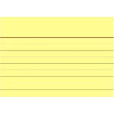 BRUNNEN Karteikarte 102270110 DIN A7 liniert ge 100 St./Pack.