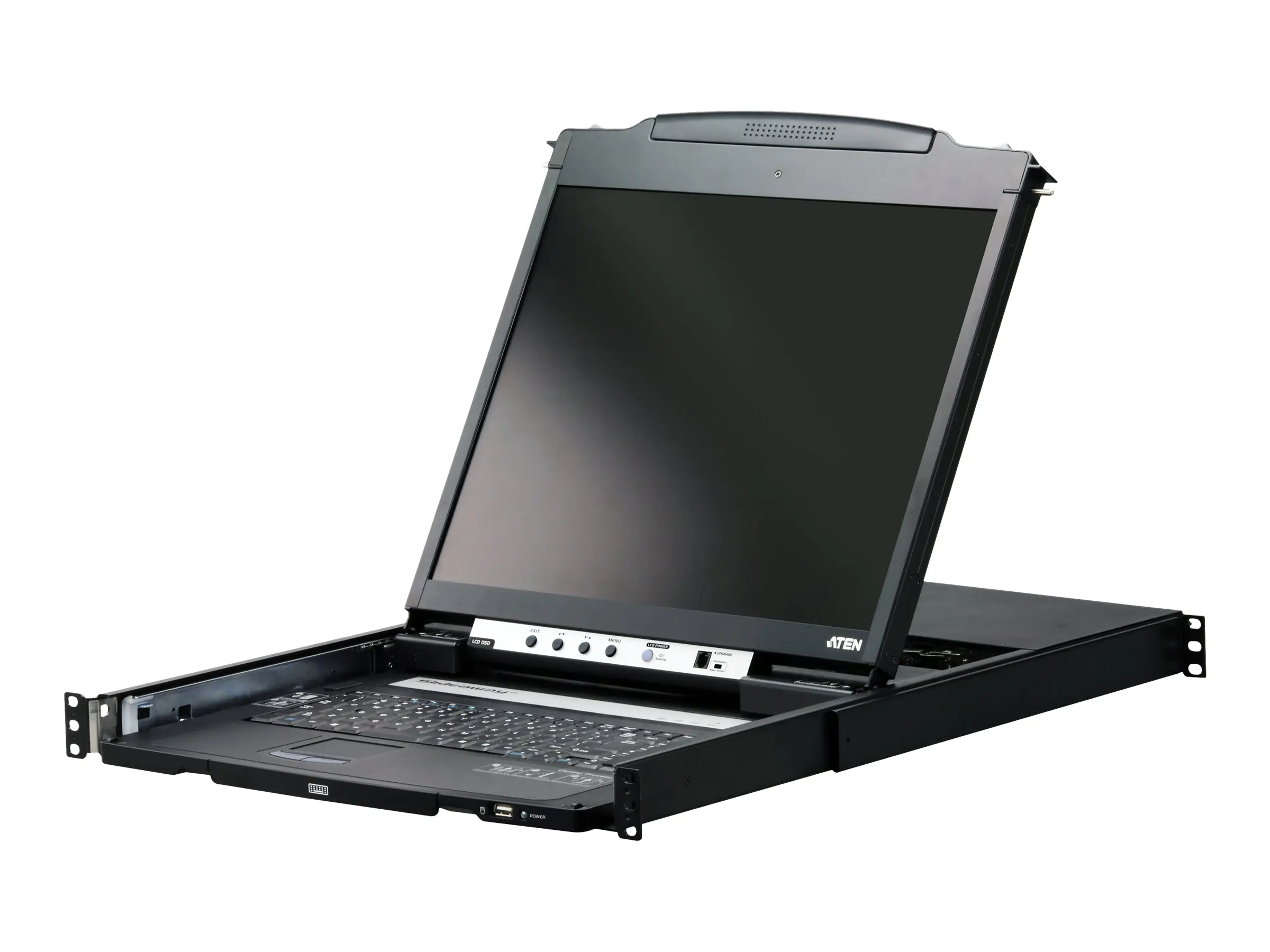 ATEN Slideaway CL5800N - KVM-Konsole - PS/2, USB - Deutsch - 48.3 cm (19") CL5800N-ATA-GG