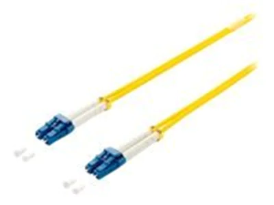 equip - Patch-Kabel - LC Single-Modus (M) zu LC Single-Modus (M) - 3 m - Glasfaser - Duplex - 9/125 Mikrometer - OS2 - geschirmt - Gelb