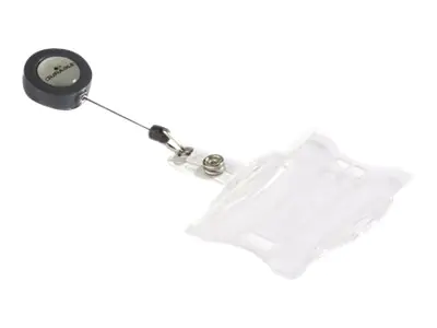Durable Namensschildhalterung - für 54 x 85 mm - durchsichtig (Packung mit 10) 8011-19