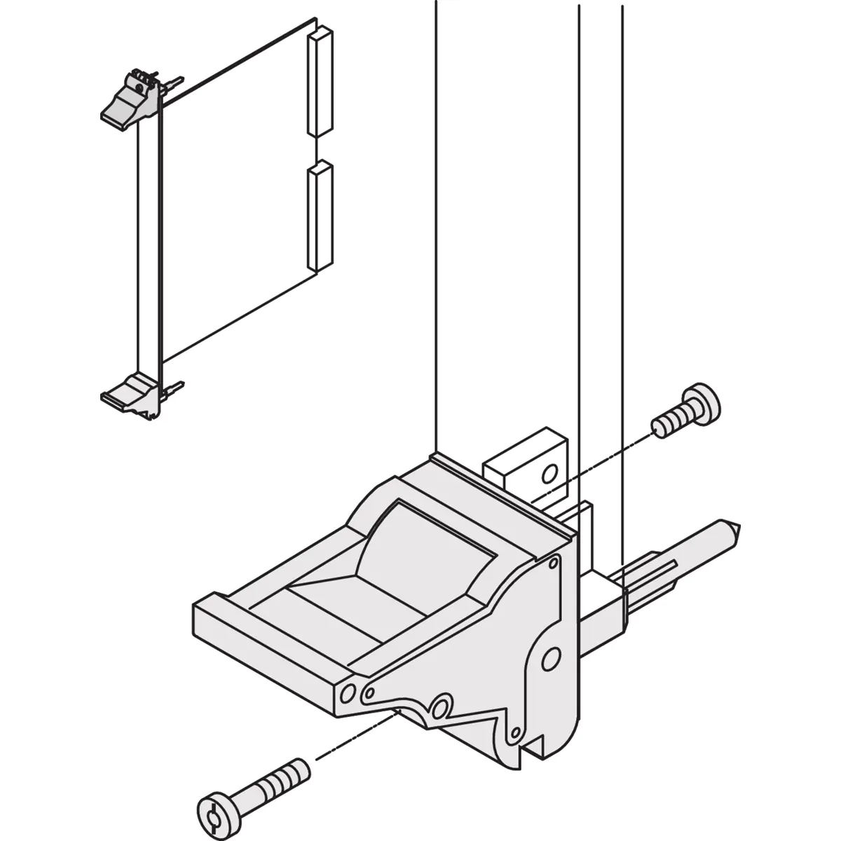 SCHROFF IEL-HANDLE TOP GRY/BLK 10PC