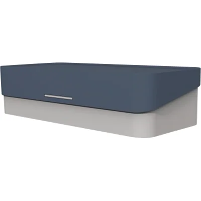 helit Tischorganizer the companion 22,5 x 5,6 x 10 cm (B x H x T) nicht gefüllt Kunststoff, recycelt blau/grau
