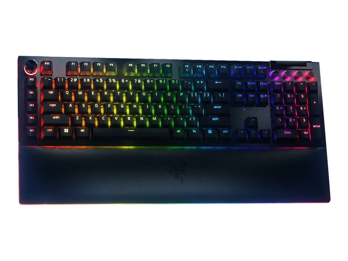 Razer BlackWidow V4 Pro Tastatur USB QWERTY US International Schwarz - Tastatur