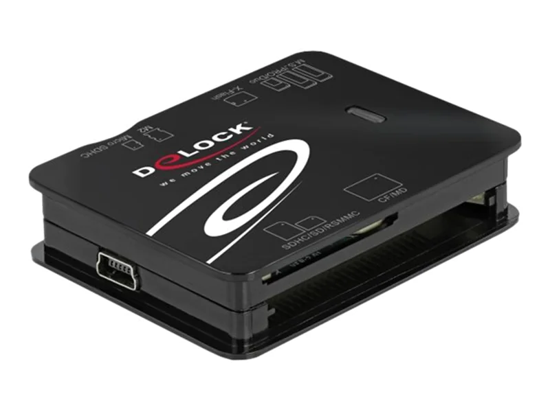 Delock - Kartenleser (MMC, SD, xD, microSD, MS Micro, CFast Card) - USB 2.0