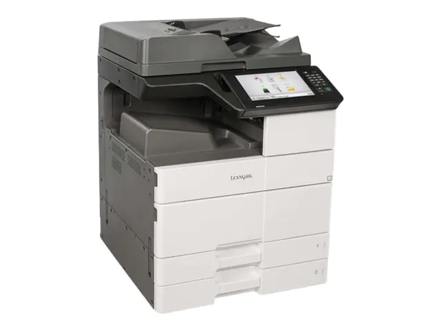 Lexmark MX910de - Multifunktionsdrucker - s/w - Laser - 297 x 432 mm (Original) - A3/Ledger (Medien) - bis zu 45 Seiten/Min. (Kopieren) - bis zu 45 Seiten/Min. (Drucken) - 1150 Blatt - 33.6 Kbps - USB 2.0, Gigabit LAN, USB-Host