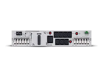 CyberPower Maintenance Bypass PDU MBP63AHVHW82U - Stromverteilungseinheit (Rack - einbaufähig) - Wechselstrom 200-240 V - Eingabe, Eingang 2 x Klemmleiste - Ausgangsanschlüsse: 9 (IEC 60320 C19, Klemmleiste, 7 x IEC 60320 C13) - 2U - Silber