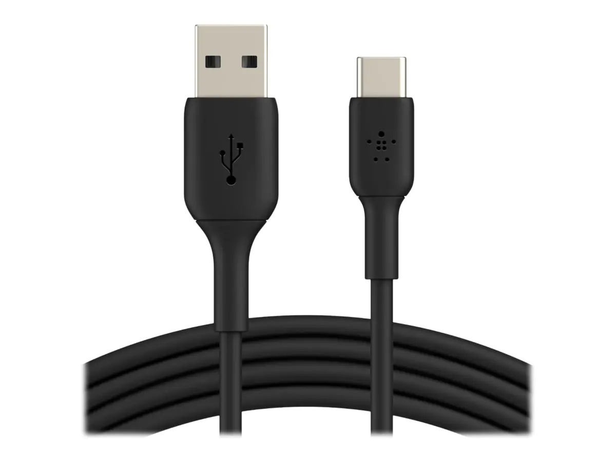 Belkin BoostCharge - USB-Kabel - 24 pin USB-C (M) zu USB (M) - 2 m - Schwarz