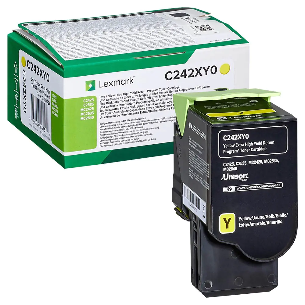 Lexmark - Extrahohe Kapazität - Gelb - Original - Tonerpatrone LRP - für Lexmark C2425dw, C2535dw, MC2425adw, MC2535adwe, MC2640adwe