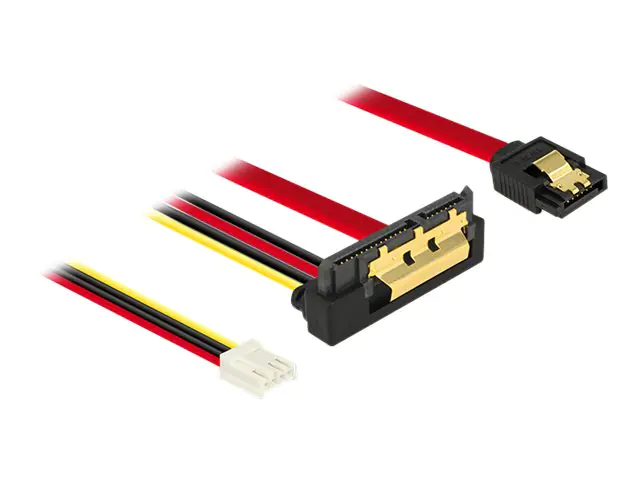 Delock SATA-Kabel - Serial ATA 150/300/600 - 4-Pin-Mini-Stromversorgungsstecker, SATA (R)