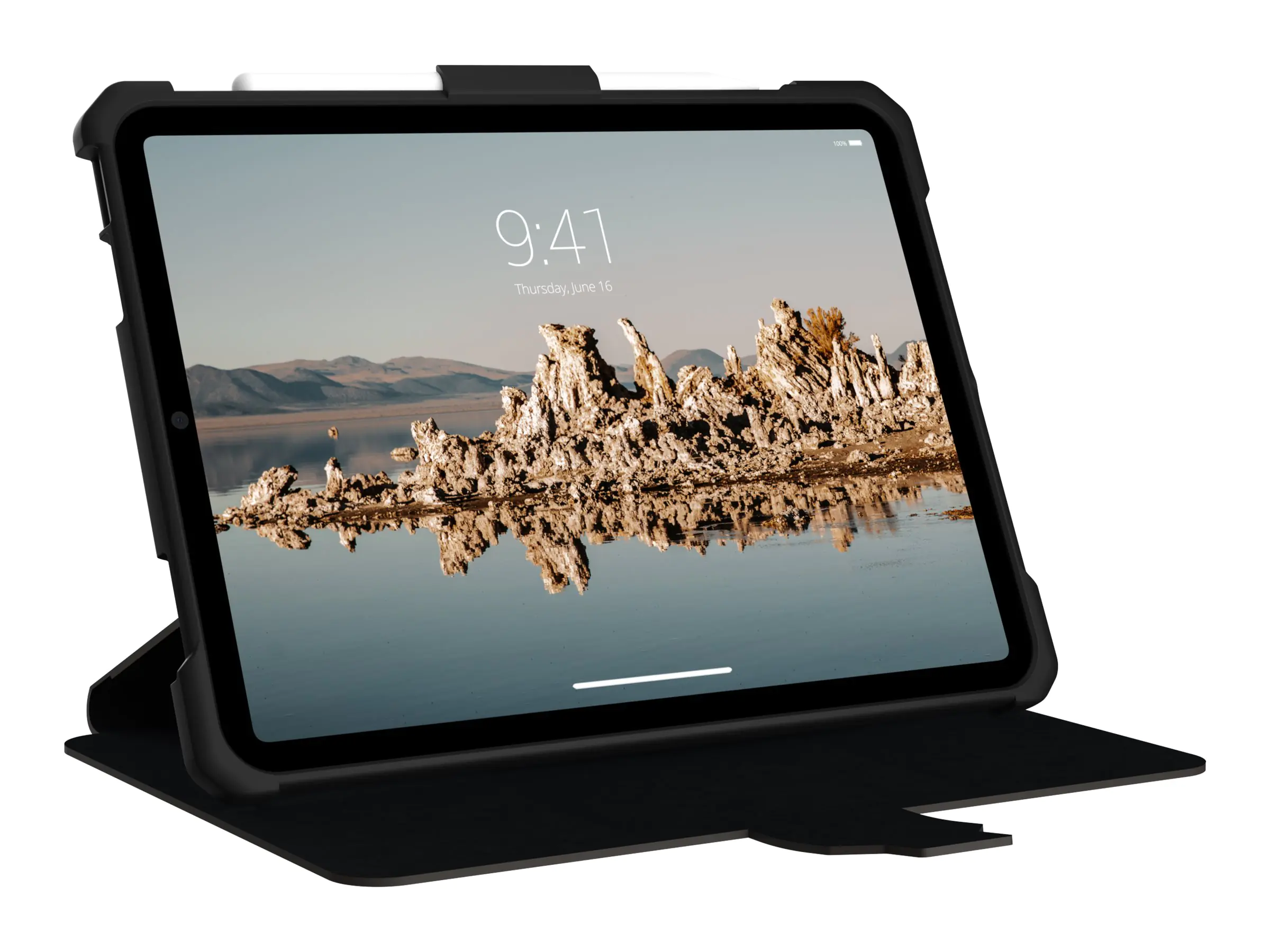 Urban Armor Gear UAG Metropolis SE Series - Flip-Hülle für Tablet - widerstandsfähig - Polyurethan - Schwarz - 10.9" - für Apple 10.9-inch iPad (10. Generation) 12339X114040