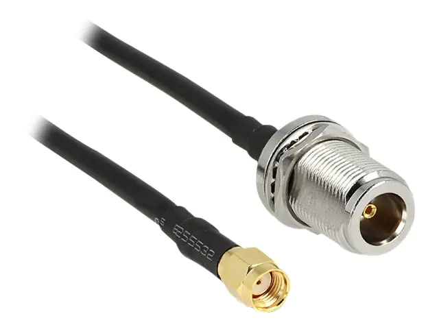 Delock Antennenkabel - RP-SMA weiblich zu N -Anschluss