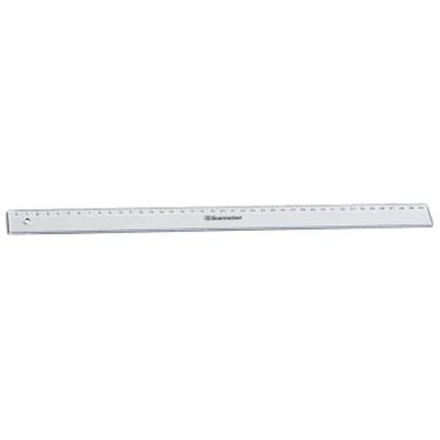 Soennecken Lineal 1822 40cm Kunststoff transparent