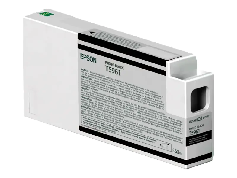 Epson T5961 - 350 ml - Photo schwarz - Original - Tintenpatrone - für Stylus Pro 7700, Pro 7890, Pro 7900, Pro 9700, Pro 9890, Pro 9900, Pro WT7900