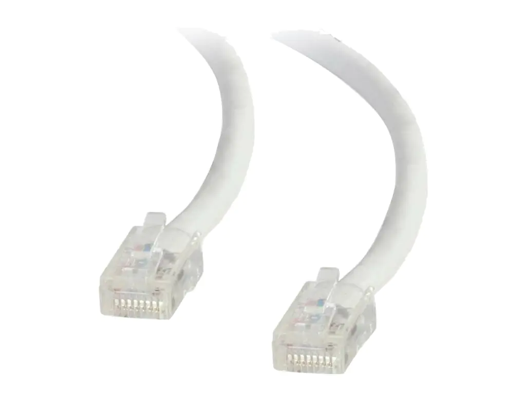 C2G Cat5e Non-Booted Unshielded (UTP) Network Patch Cable - Patch-Kabel - RJ-45 (M) zu RJ-45 (M) - 1 m - UTP - CAT 5e - verseilt, Uniboot - weiß