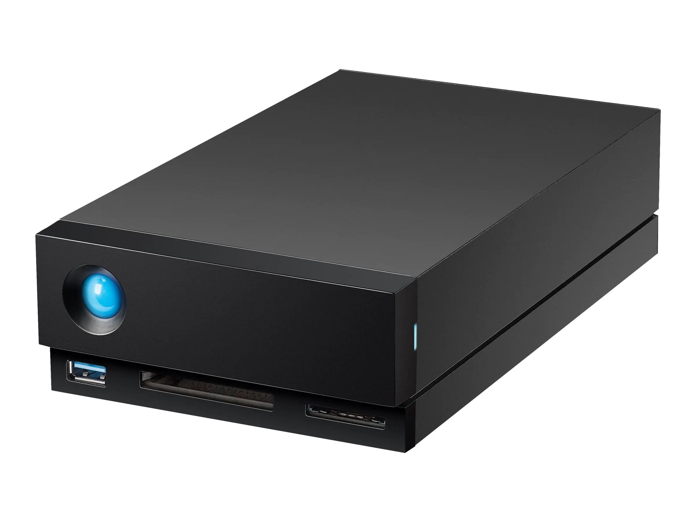 LaCie 1big Dock STHS16000800 - Festplatten-Array - 16 TB - 1 Schächte (SATA-600) - HDD 16 TB x 1 - Thunderbolt 3, USB 3.1 (extern) - mit 5 Jahre Servicevertrag für Datenwiederherstellung