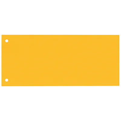 Bene Trennstreifen 201950GE Karton gelb 100 St./Pack.