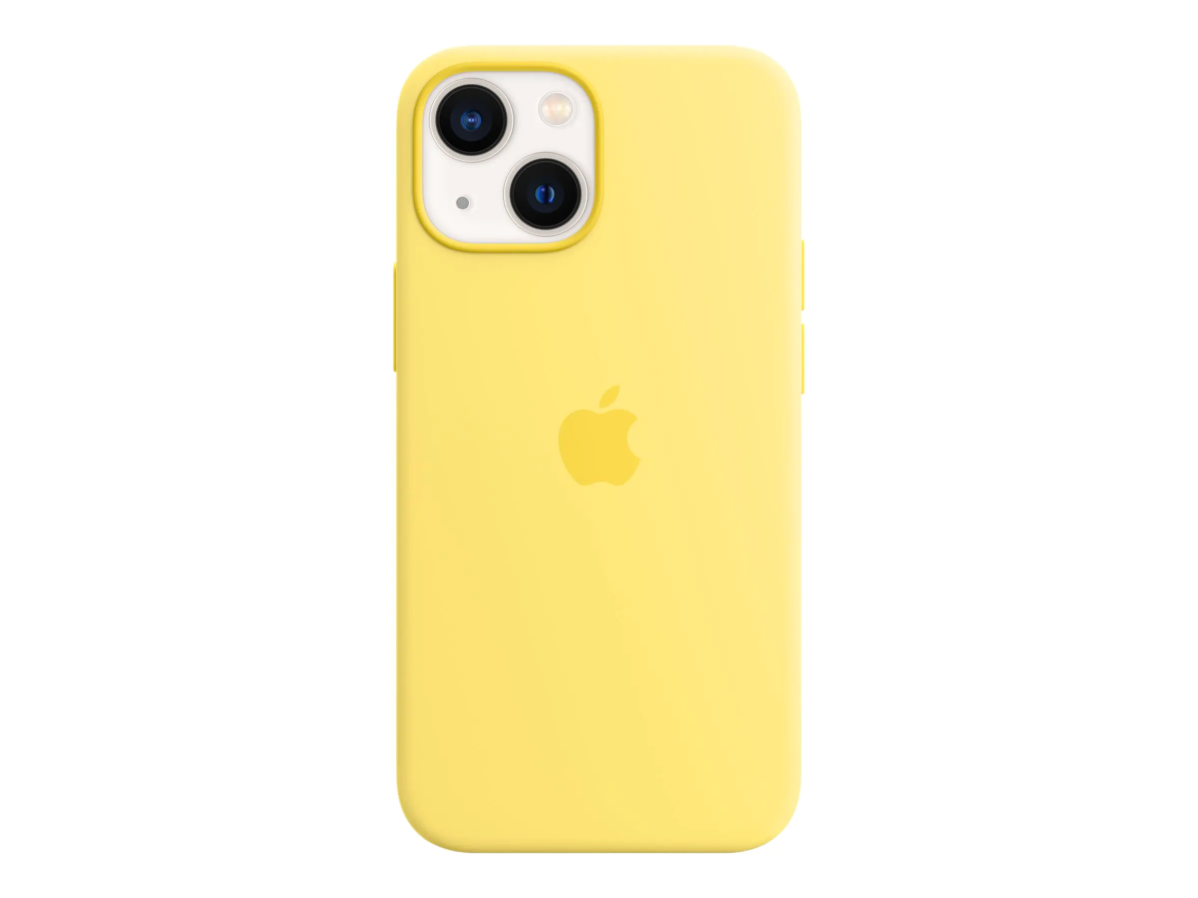 Apple - Hintere Abdeckung für Mobiltelefon - mit MagSafe - Silikon - Lemon Zest - für iPhone 13 mini