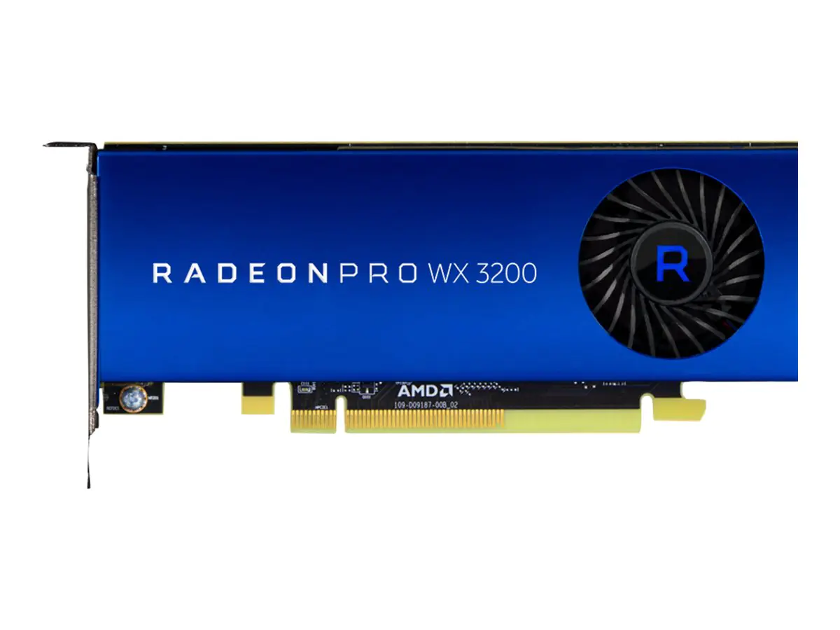 AMD Radeon Pro WX 3200 - Grafikkarten - Radeon Pro WX 3200 - 4 GB GDDR5 - PCIe 3.0 x16 - 4 x Mini DisplayPort - für Workstation Z2 G4 (MT, SFF), Z2 G5 (SFF), Z2 G8, Z4 G4, Z6 G4, Z8 G4