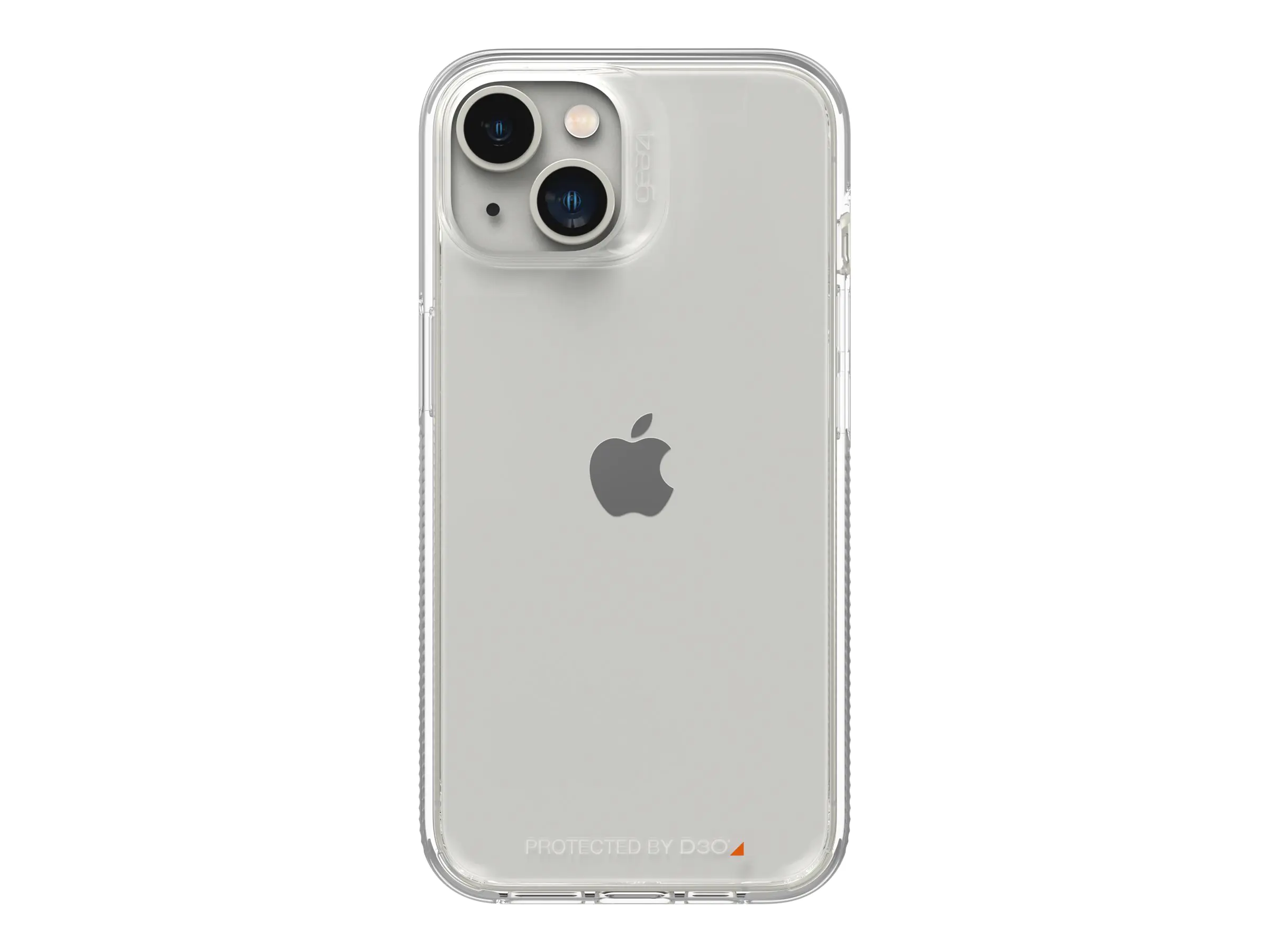 Gear4 Crystal Palace - Hintere Abdeckung für Mobiltelefon - Polycarbonat, Tritan Renew, D3O Crystalex - klar - für Apple iPhone 14