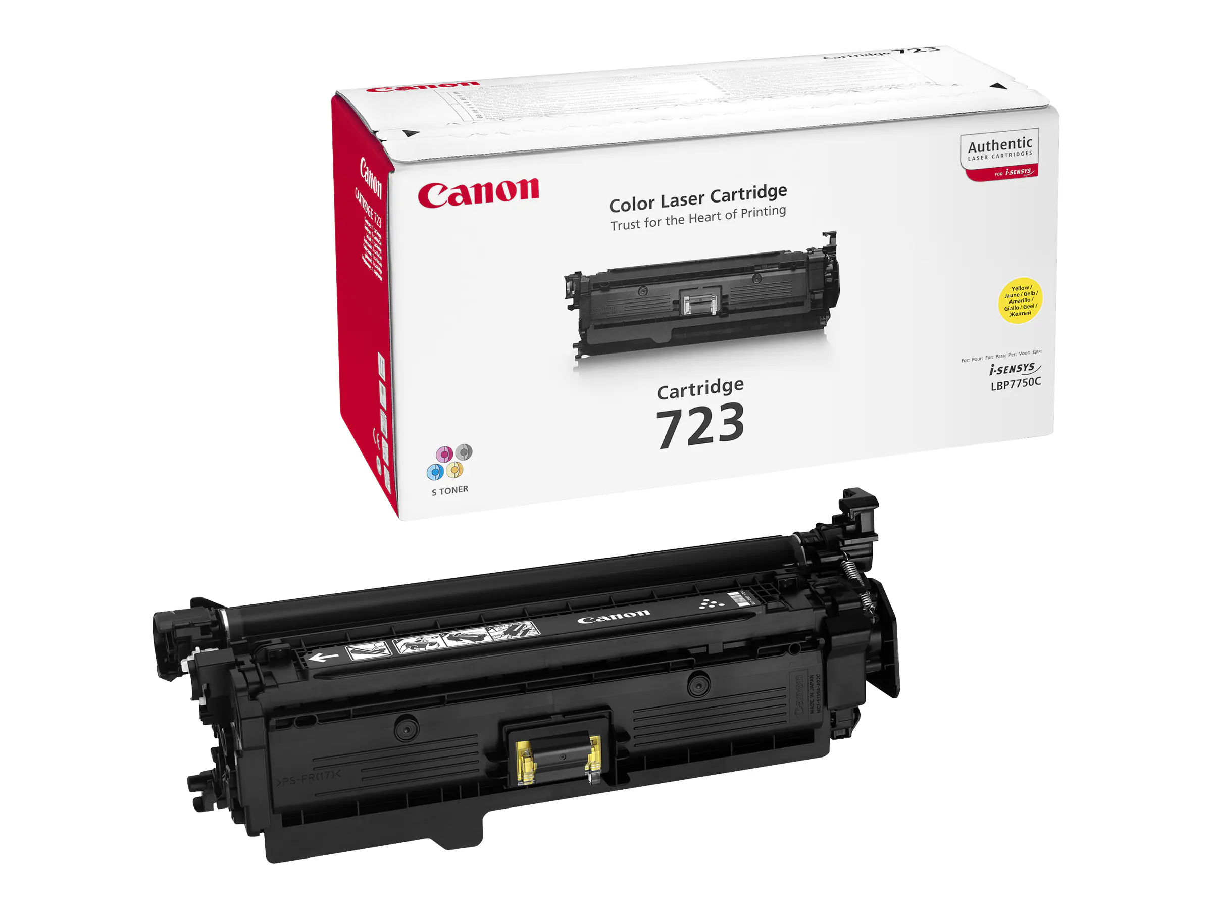 Canon 723 Y - Gelb - Original - Tonerpatrone - für i-SENSYS LBP7750Cdn