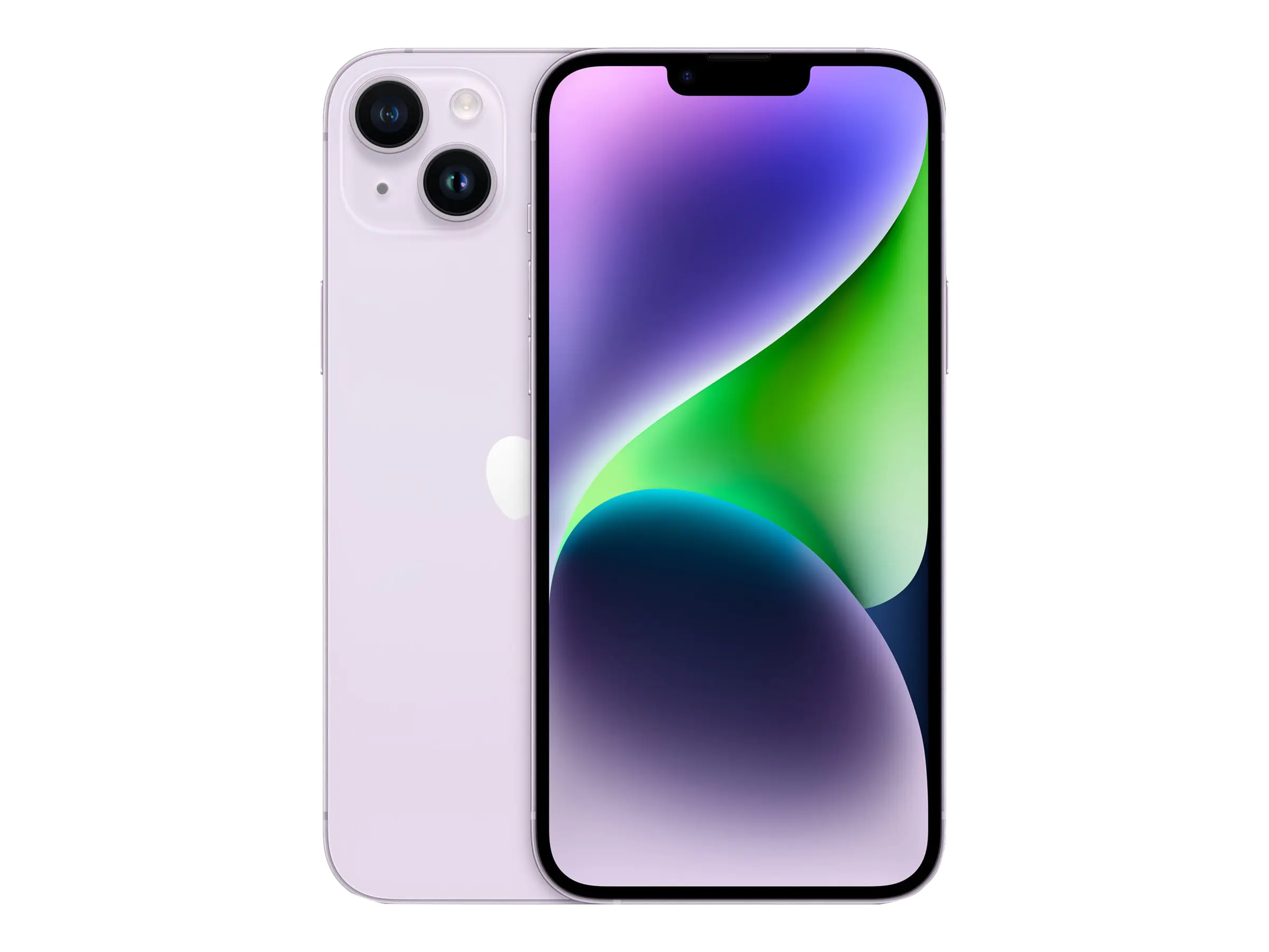 Apple iPhone 14 Plus - 5G Smartphone - Dual-SIM / Interner Speicher 512 GB - OLED-Display - 6.7" - 2778 x 1284 Pixel - 2 x Rückkamera 12 MP, 12 MP - front camera 12 MP - lila