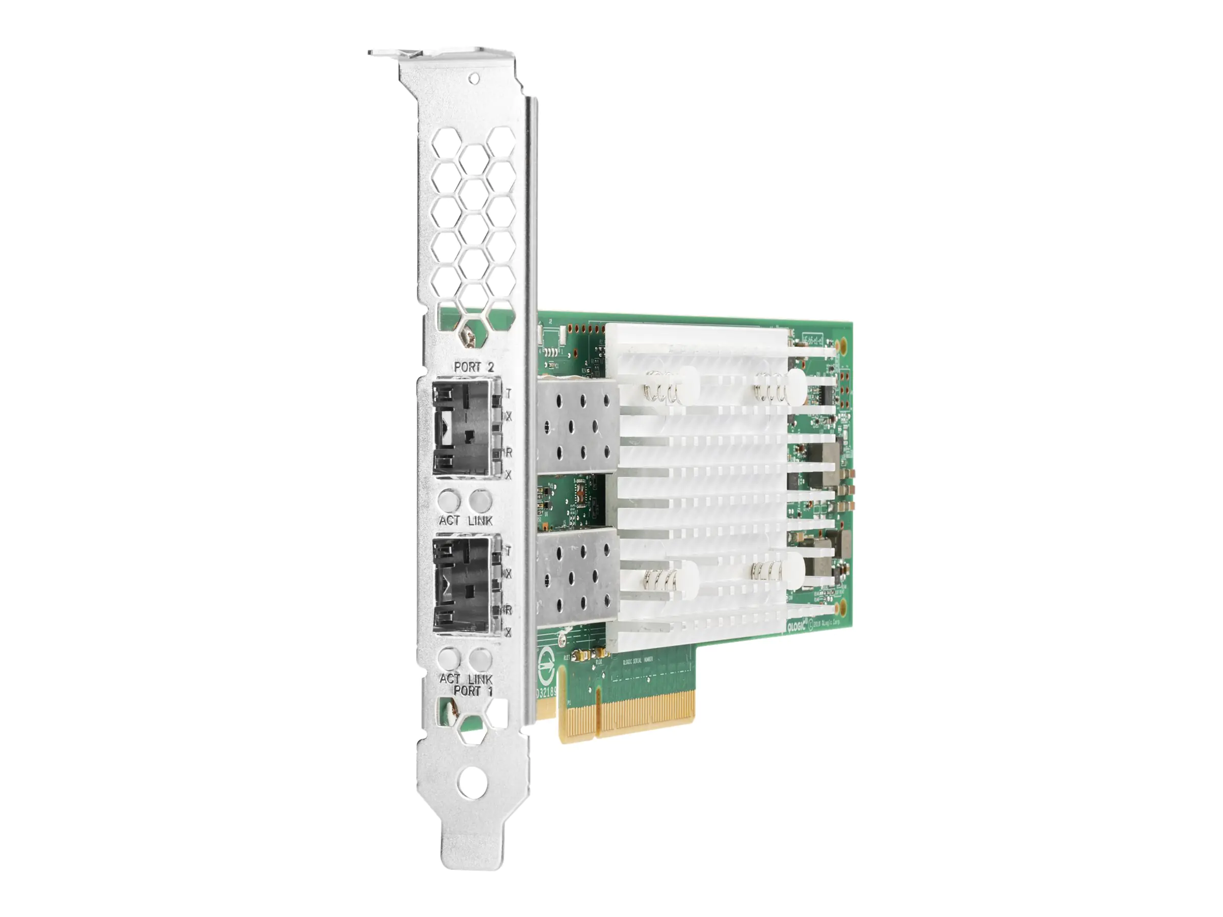 Intel X710-DA2 - Netzwerkadapter - PCIe 3.0 x8 - 10 Gigabit SFP+ x 2 - für ProLiant DL325 Gen10, DL345 Gen10, DL360 Gen10, DL365 Gen10, DL380 Gen10, ML30 Gen10