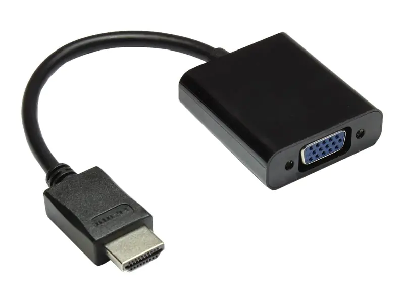 Good Connections - Videoanschluß - HD-15 (VGA), Stereo Mini-Klinkenstecker (W) bis HDMI (M) - 30 cm - Schwarz
