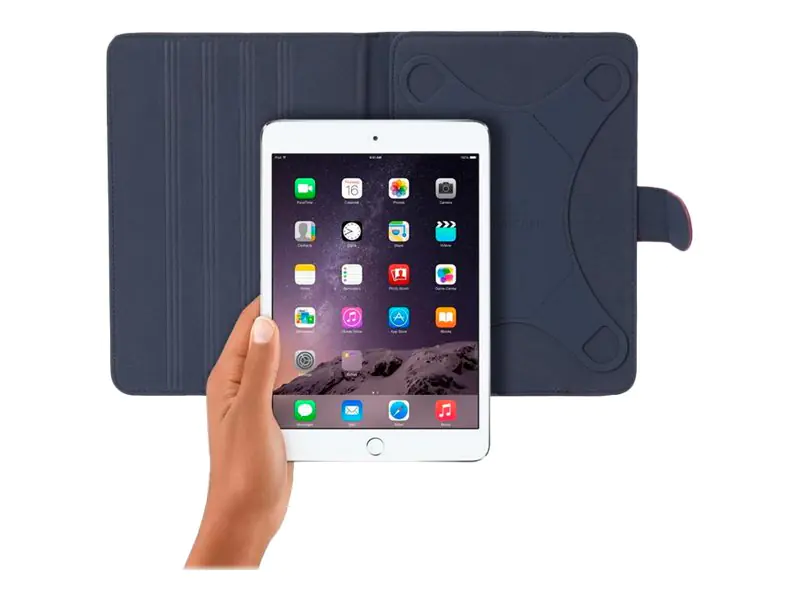 Riva Case Biscayne 3317 Universal - Flip-Hülle für Tablet - Polyester - Rot - 10.1"