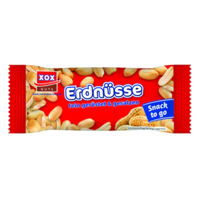 XOX Erdnüsse gesalzen Tüte 20 x 50 g/Pack.