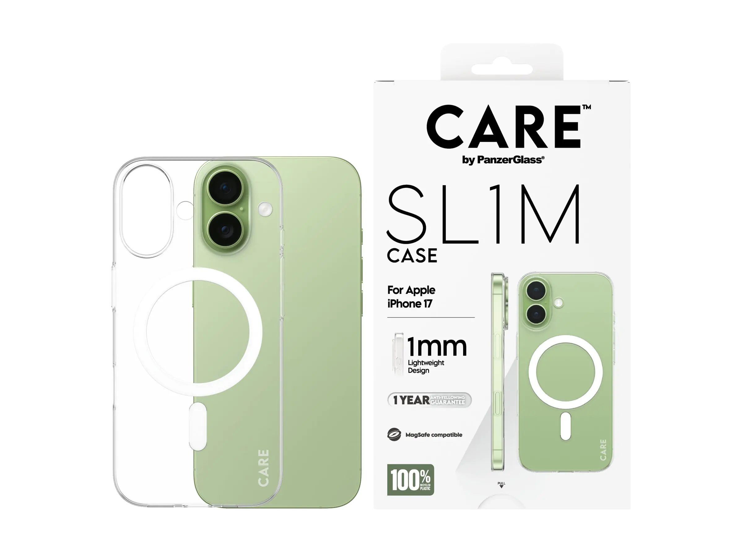 PanzerGlass CARE by PanzerGlass SL1M - Hintere Abdeckung für Mobiltelefon - MagSafe